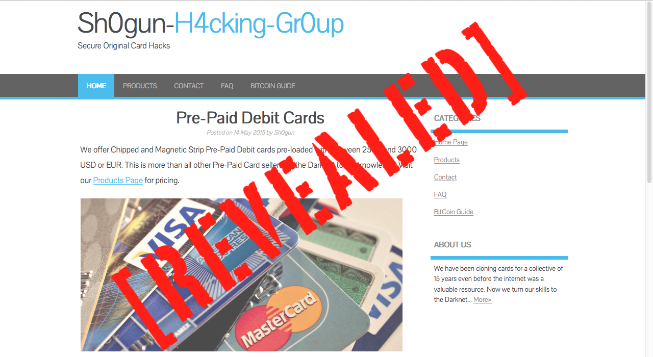 Sh0gun-H4cking-Gr0up - credit card scam